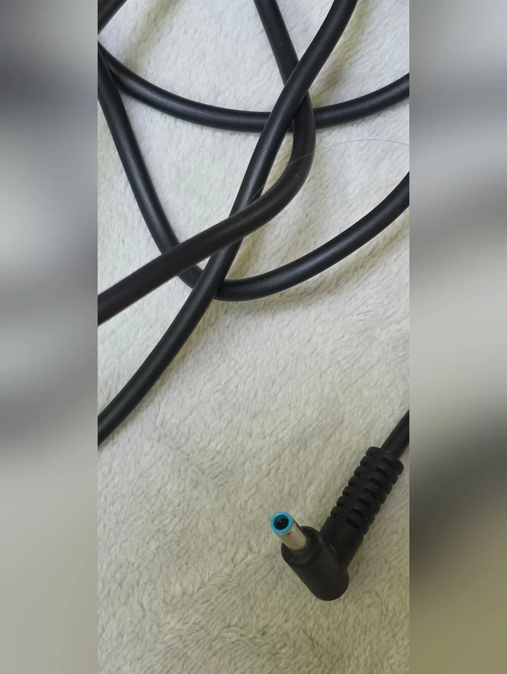HP Black Square AC Power Adapter with Cable